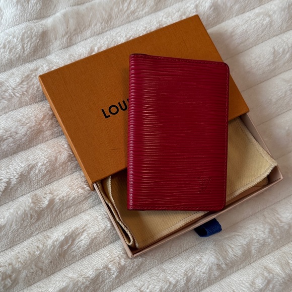 Louis Vuitton Red EPI Wallet - Picture 2 of 10